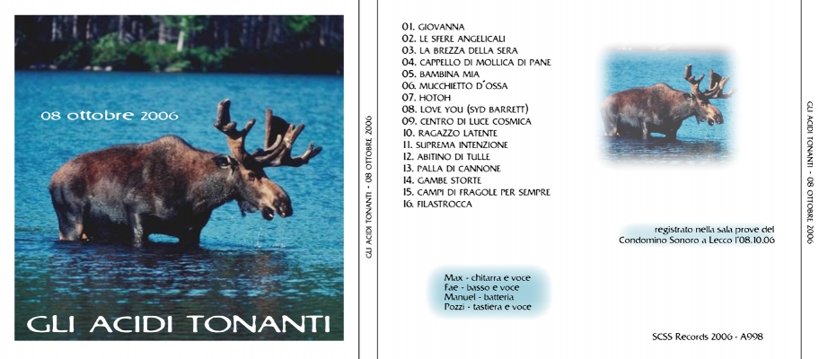 a998 gli acidi tonanti: 08 ottobre 2006 2006 a998 gli acidi tonanti: 08 ottobre 2006 2006